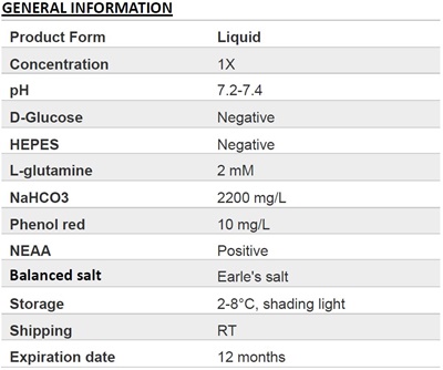 MEM (glucose free) (with NEAA)