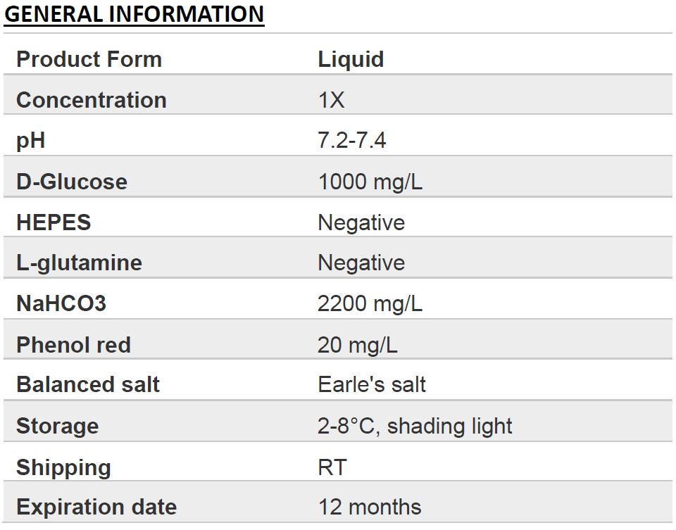 M199 (without L-glutamine)