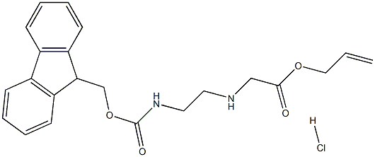 Allyl 2-((2-((((9H-fluoren-9-yl)methoxy)carbonyl)amino)ethyl)amino)acetate hydrochloride