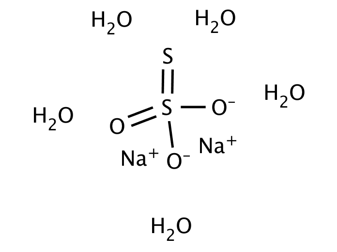 Sodium thiosulfate pentahydrate