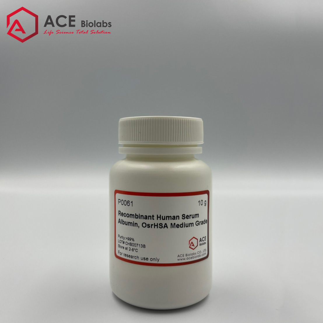 Recombinant Human Serum Albumin, OsrHSA Medium Grade