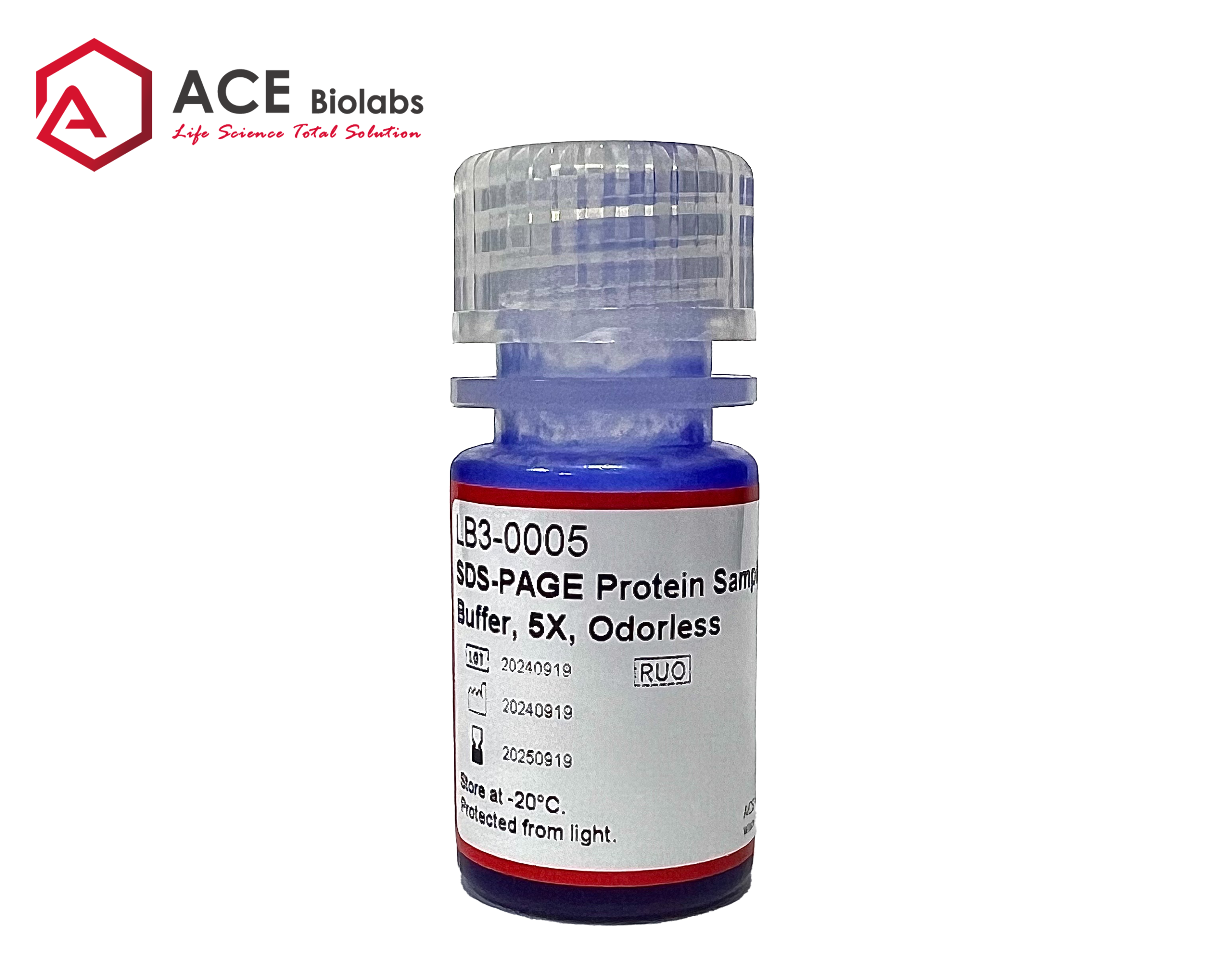SDS-PAGE Protein Sample Loading Buffer (5X, Odorless)